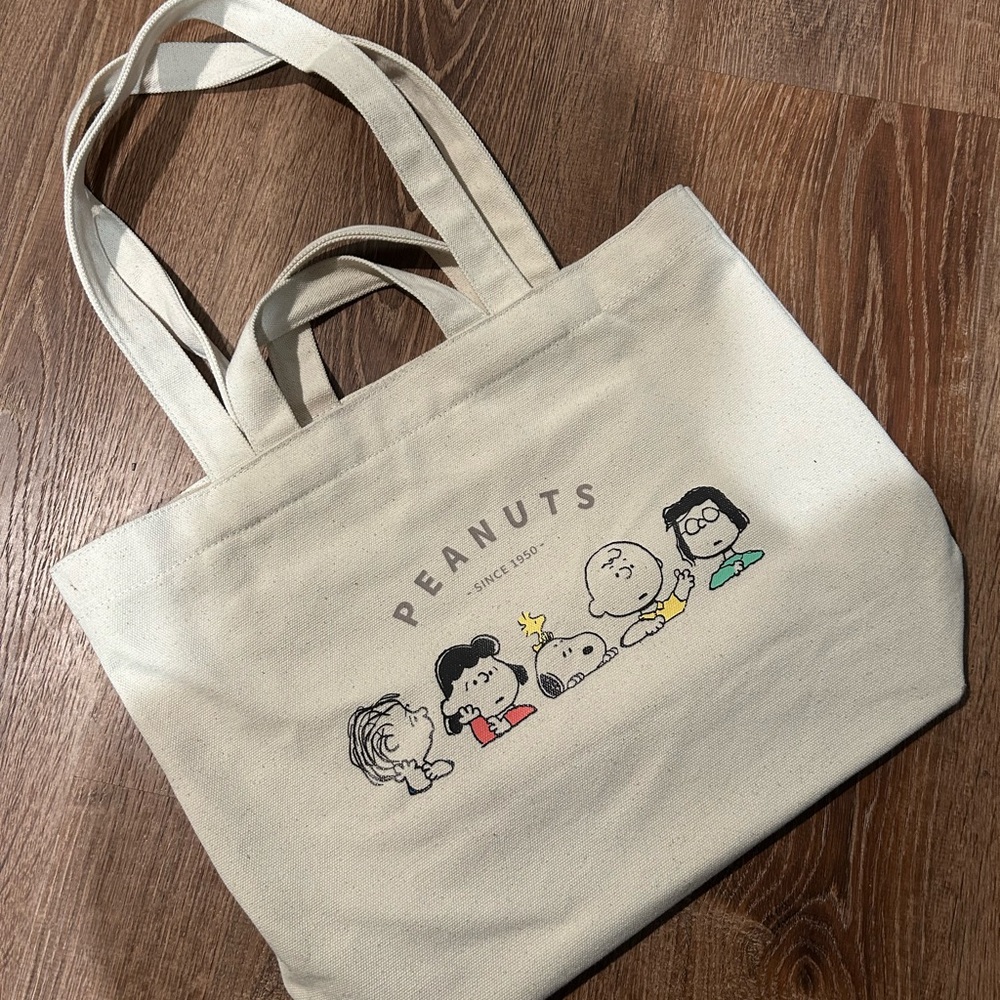 Peanuts Snoopy Canvas Tote Bag